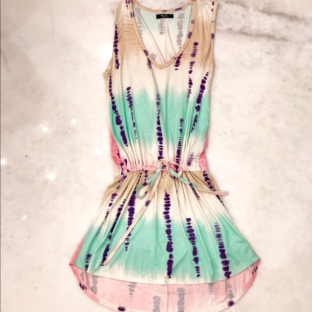 Michael Lauren cinched waist dress